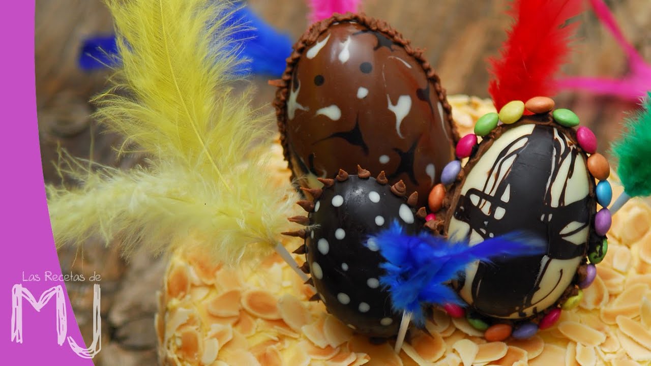Cómo hacer huevos de Pascua de chocolate