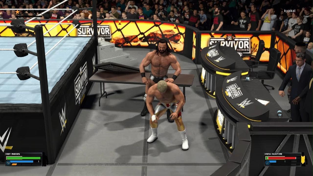 WWE 2K26 3 STAGES OF HELL CODY RHODES VS DREW MCLENTYRE