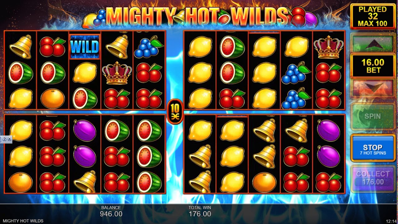 mighty hot wilds!!! 100 spins
