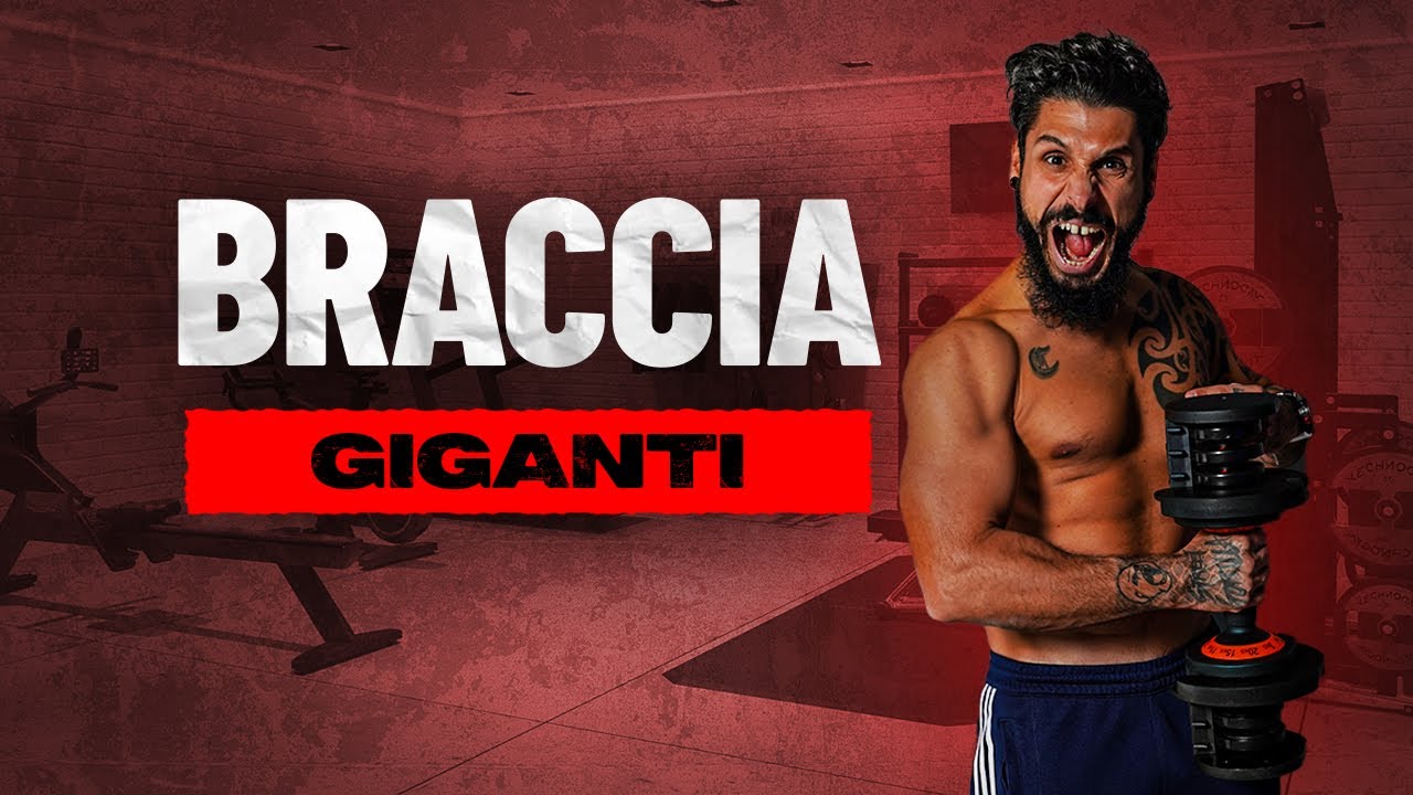 BRACCIA GROSSE IN POCO TEMPO - scheda allenamento