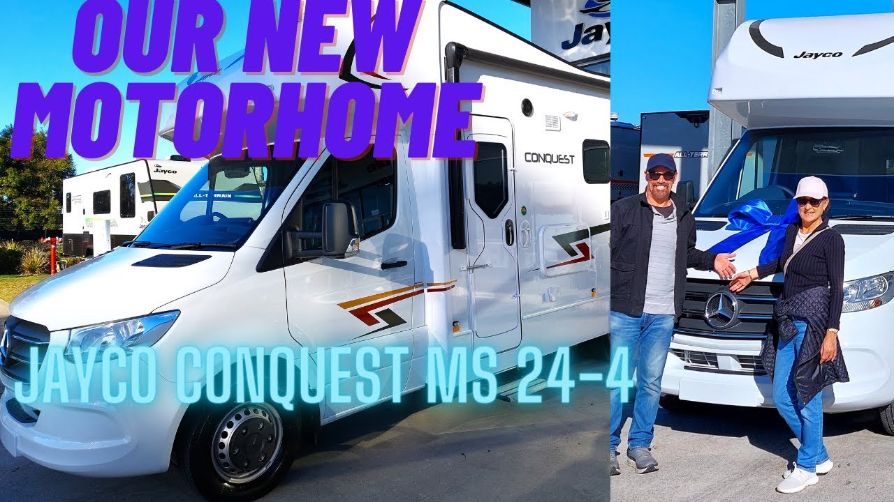 OUR NEW MOTORHOME- JAYCO CONQUEST MS 24-4 . MOTORHOME LIFE AUSTRALIA.