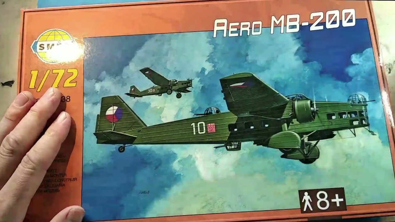 Aero MB-200 1:72 Směr Full Build Part.1