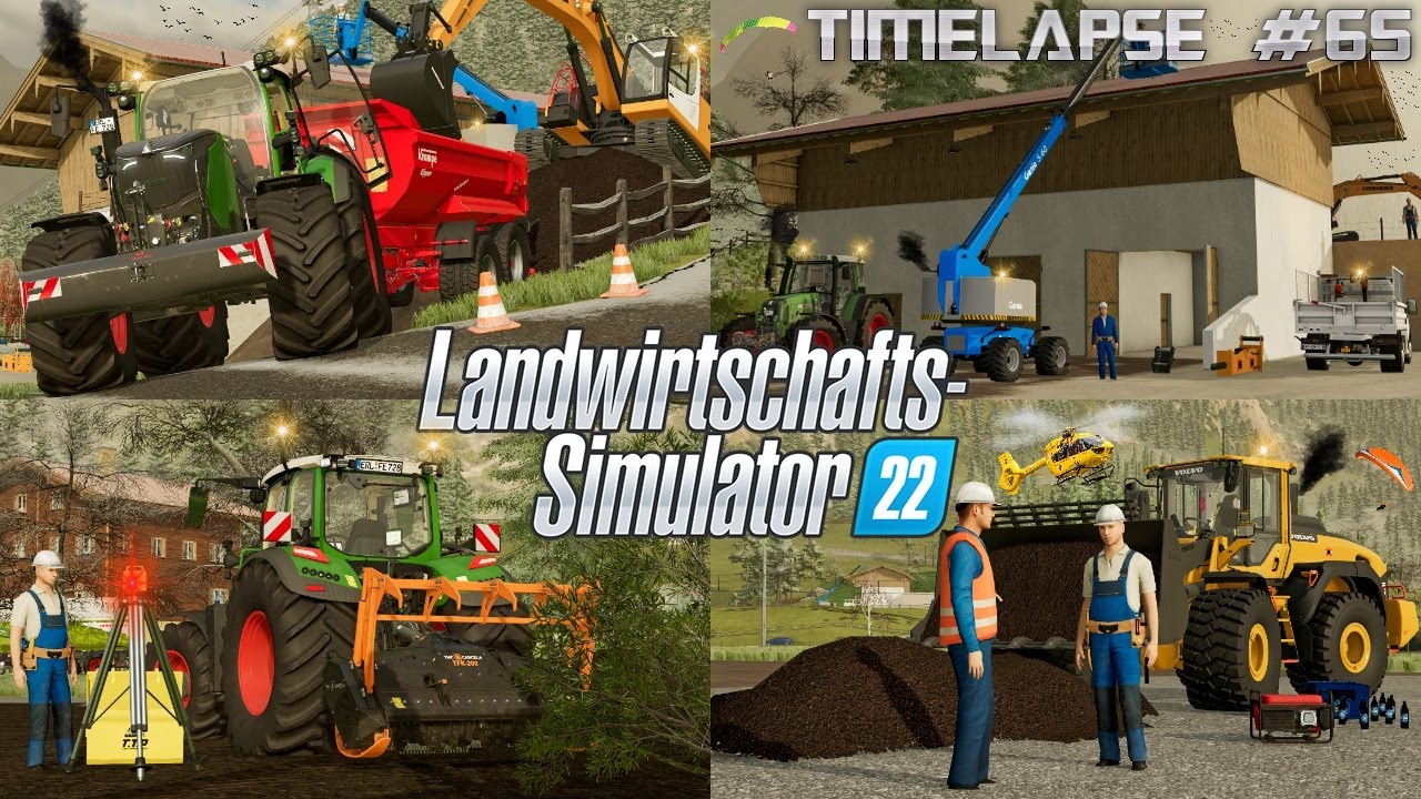 BAU einer BAYRISCHEN HALLE mit ZWEI ETAGEN! 💪🏗️🏠 Ein FENDT 728 Vario GEN7!🚜💨| [LS22] - Timelapse #65