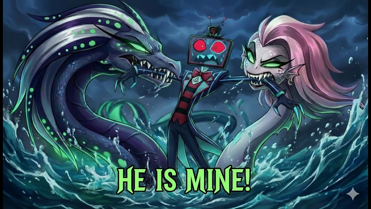 HE IS MINE! — Leviathan vs Vox (Hazbin Hotel Song concept)