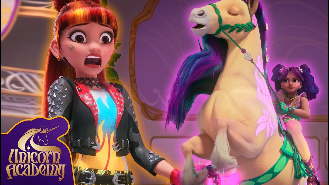 Magical Unicorn Saves Valentina from GRIM MAGIC! 😱 | Cartoons for Kids