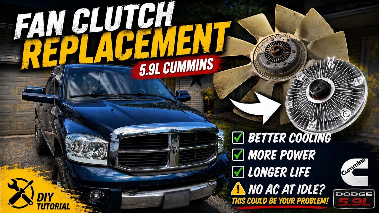 03-07 Dodge Ram 2500 Fan Clutch replacement