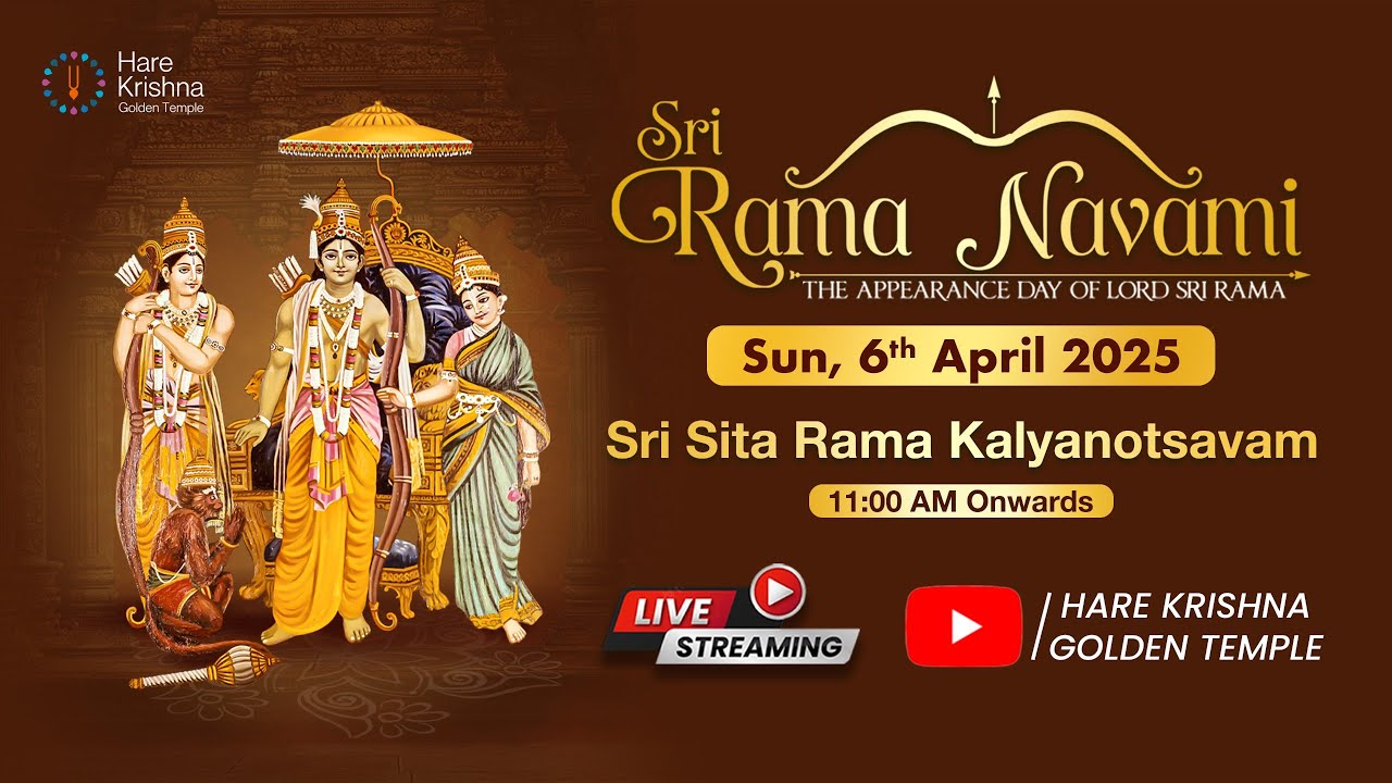 LIVE: Sri Sita Rama Kalyanotsavam 2025 | Divine Wedding of Lord Rama & Sita | Rama Navami Special