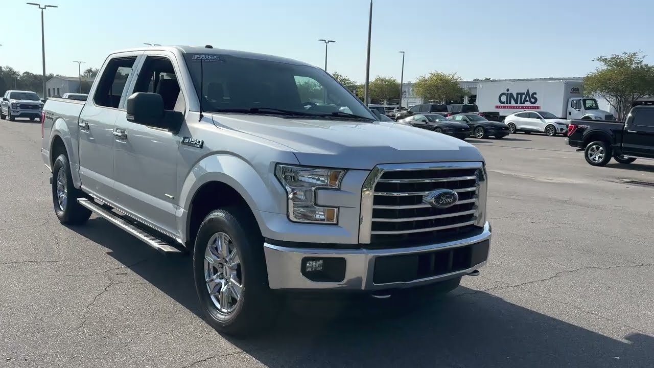 2016 Ford F-150 XLT  SuperCrew Silver