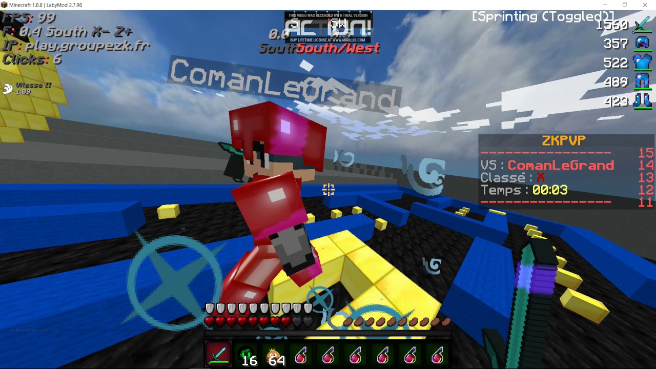 1V1 Contre ColmanLegrand ;