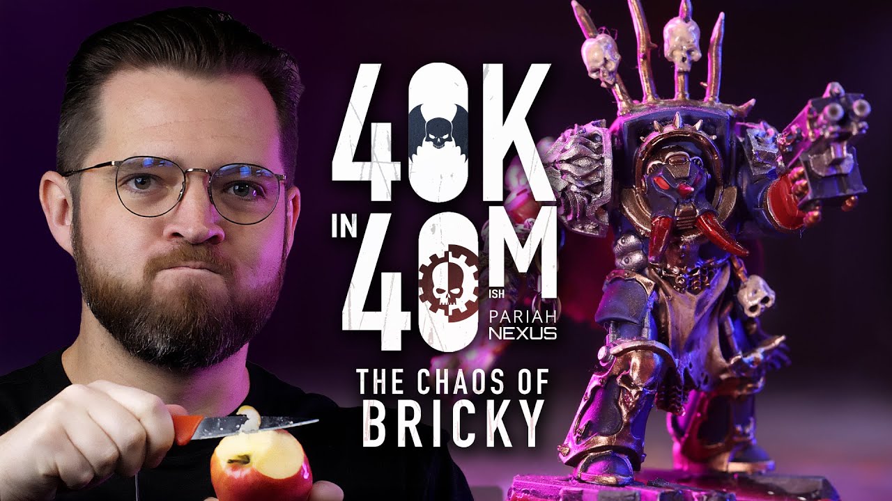 Bricky Being Chaos! Night Lords vs Adeptus Mechanicus Warhammer 40,000