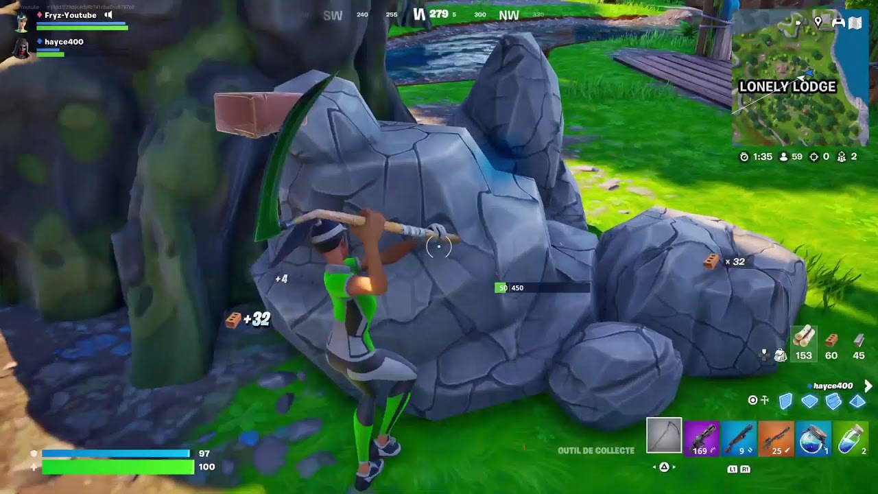 Fortnite a la manette