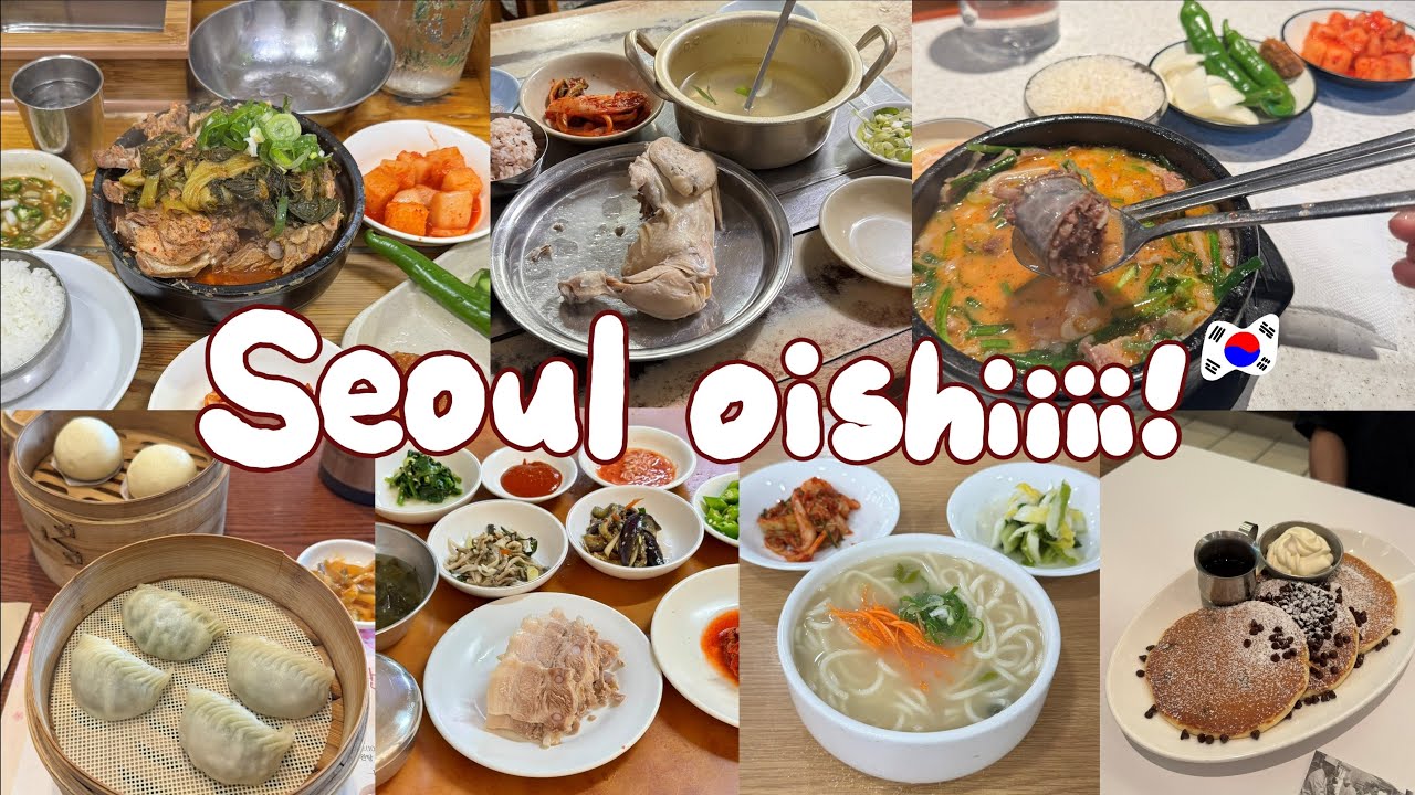 ENG ) ソウルのグルメ・カフェ総集編 | 月一で行く私がお送り！一人飯OK多数！うまいもんだらけで
