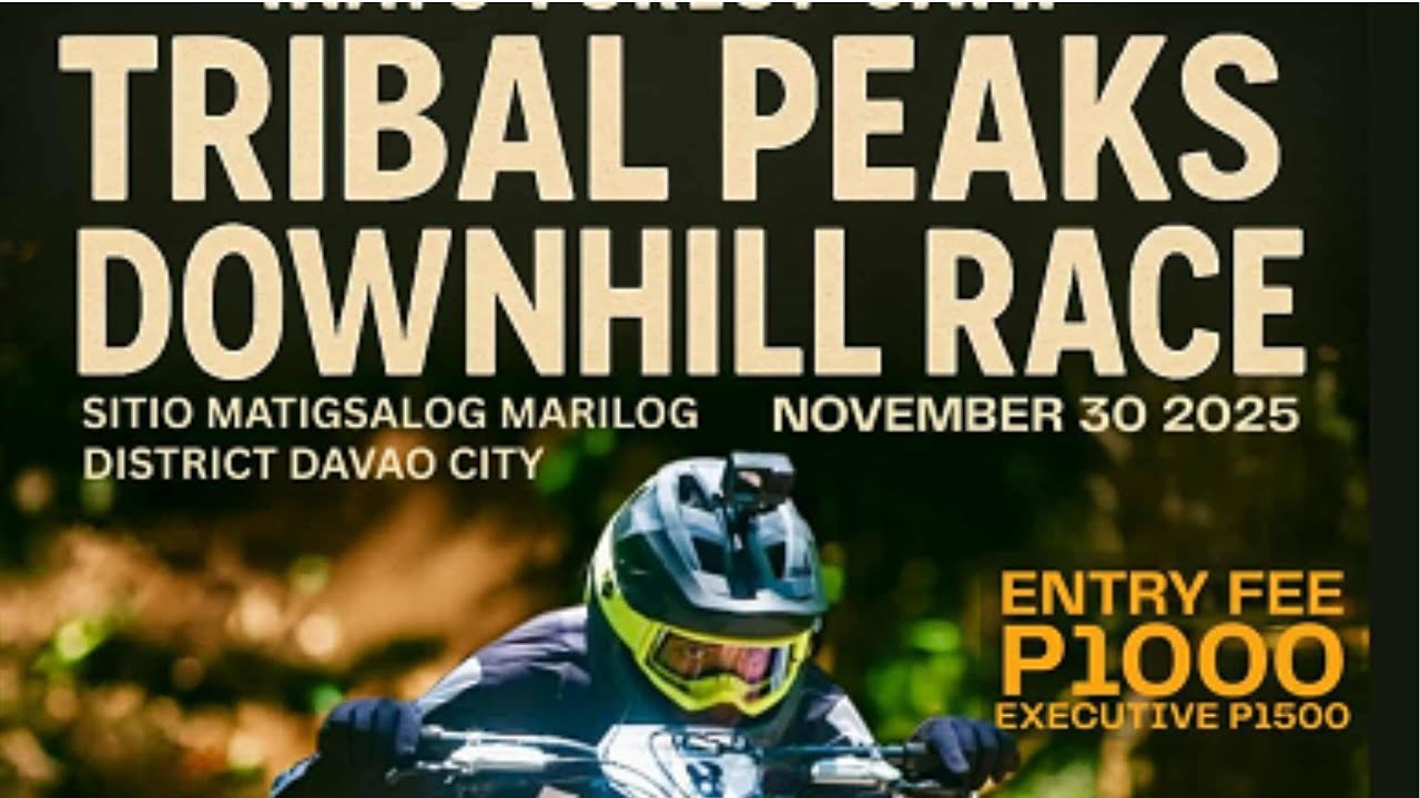 MTB DOWNHILL RACE SIDE STRIP MARILOG DAVAO CITY | YAMAHA MT09 XMAX300 #mtb  #motovlog #gopro