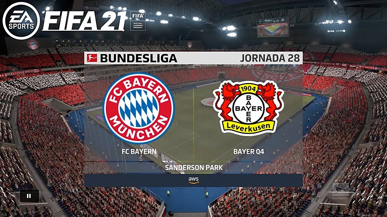FIFA 21 🎮 - Bundesliga - Fc Bayern vs. Bayer 04 @ Sanderson Park ⚽