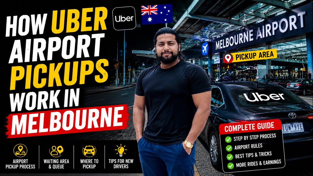 New Uber Rank On Melbourne Airport|How To Get Melbourne Airport Jobs On Uber?#Uber#melbourneairport