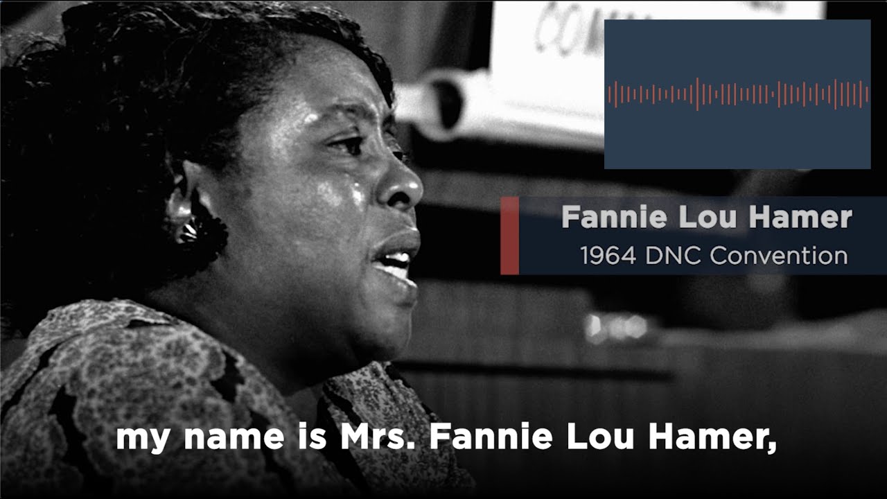 Fannie Lou Hamer's Mississippi Freedom Democratic Party Speech | 1964 DNC Convention