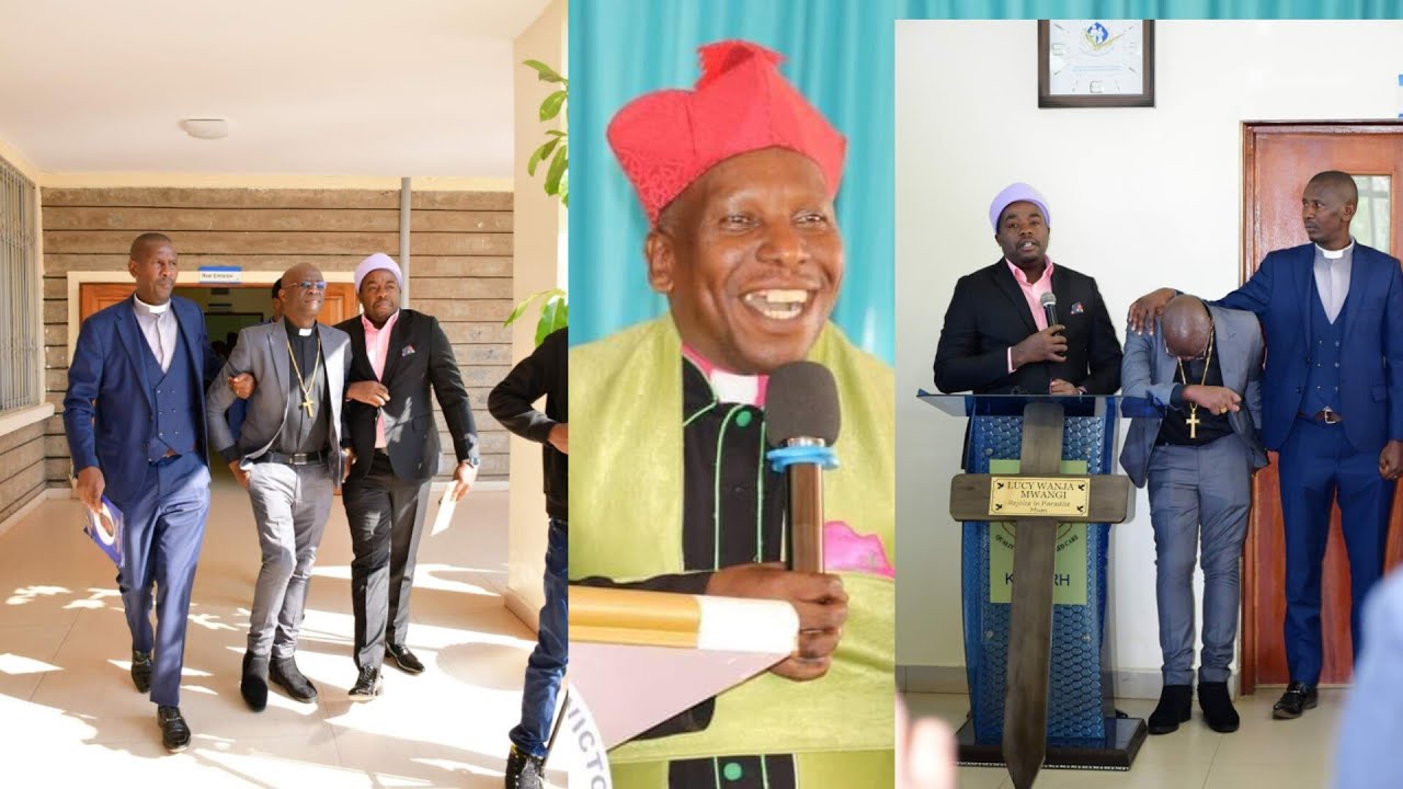 Bishop wangombe kumakia andu mathikoini ma mami wa Apostle john