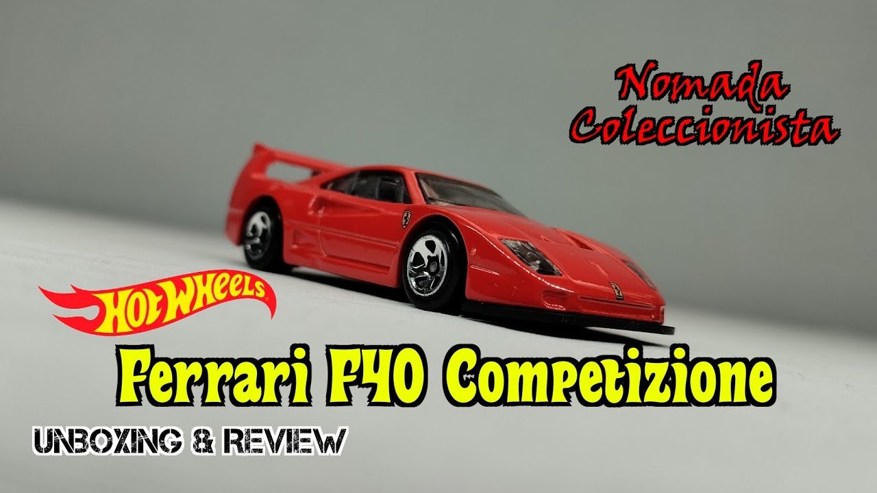 Ferrari F40 Competizione | Hot Wheels | Unboxing & Review..