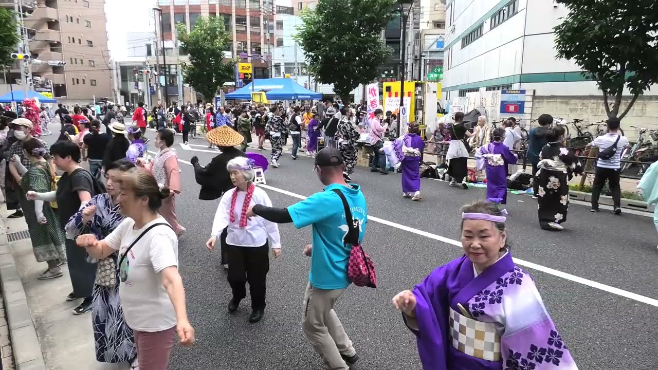 かがやき音頭　2025年国立市旭通りジューンフェスタ盆踊り８
