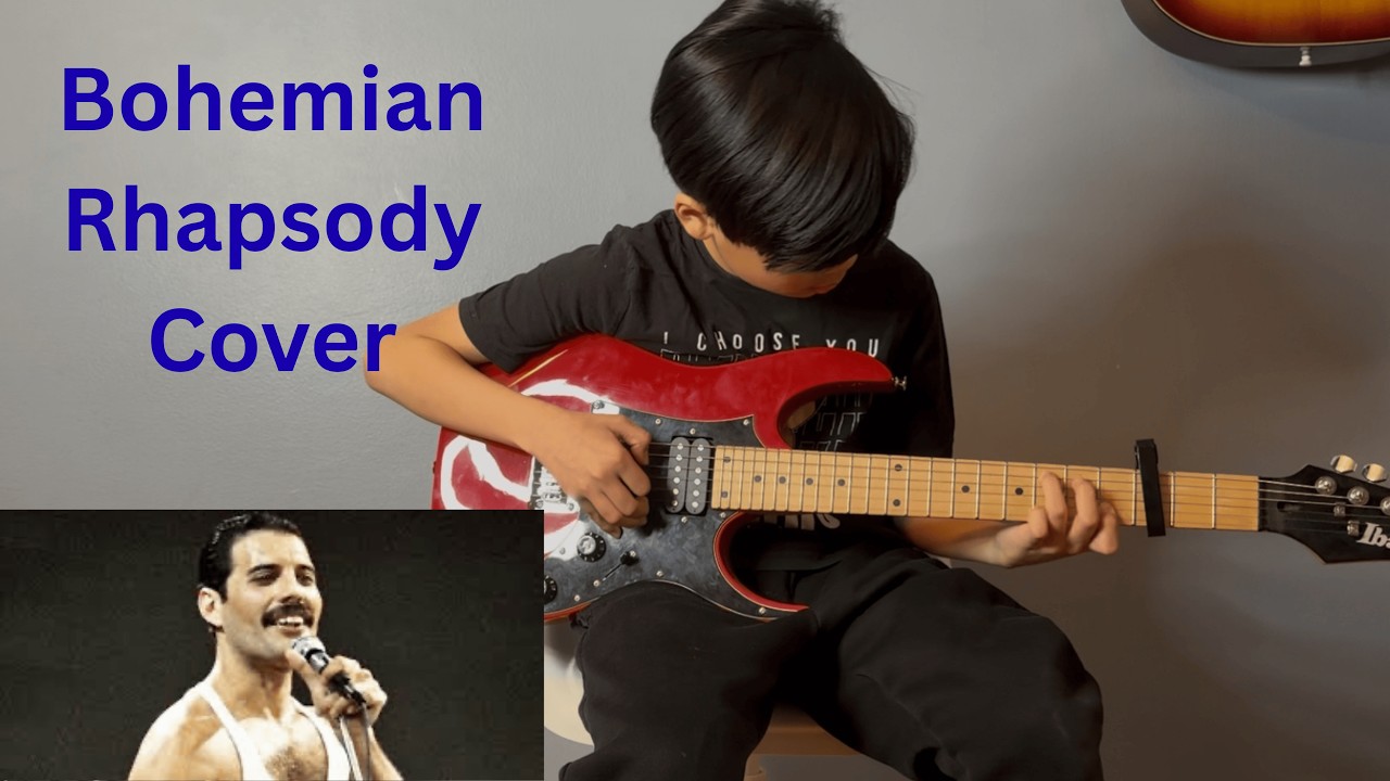Young Guitarist's Bohemian Rhapsody Electric Guitar Practice|#235|#Kiyoshi M.