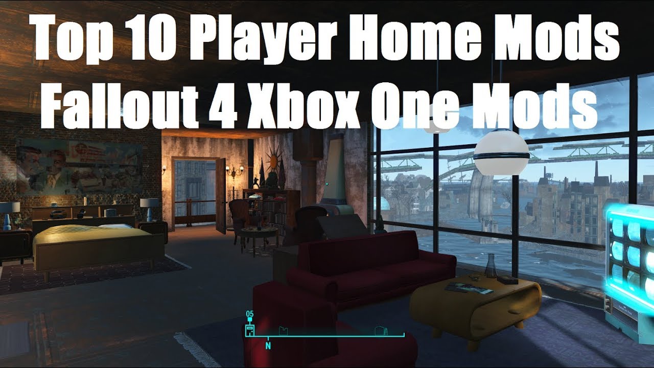Top 10 Player Home Mods Fallout 4 Xbox One! Xbox One Mods! (PART 2)