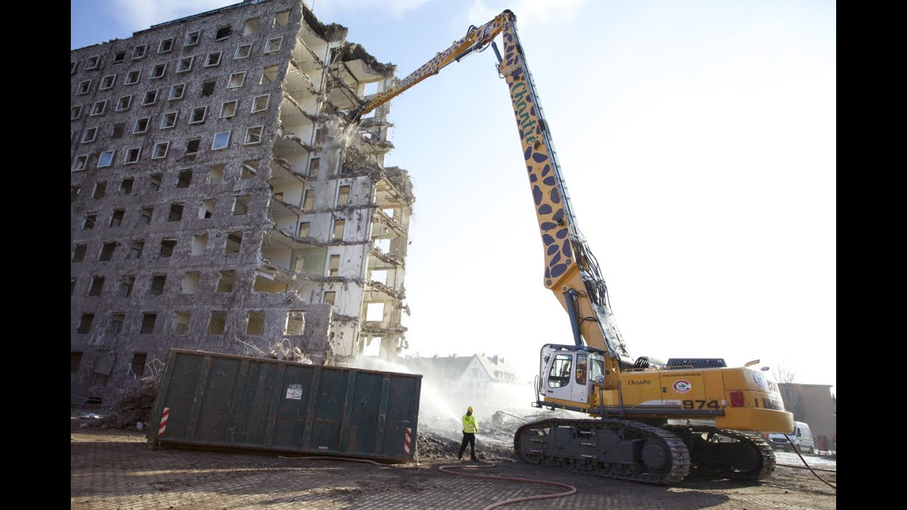 Liebherr R 974 C VH-HD 42 Meter Longfront im Giraffen Muster / Chantré GmbH