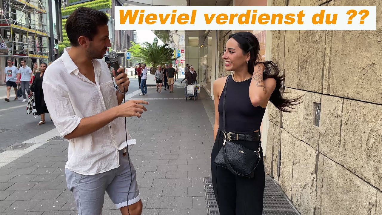 WIEVIEL GELD VERDIENST DU? 🔥💵 WAS IST DEIN OUTFIT WERT? 😱- Straßenumfrage Düsseldorf Königsallee