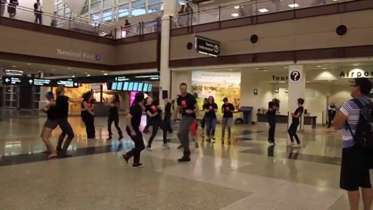 Sean & Matt's Flash Mob Gay Marriage Proposal at Denver International Airport - double proposal!