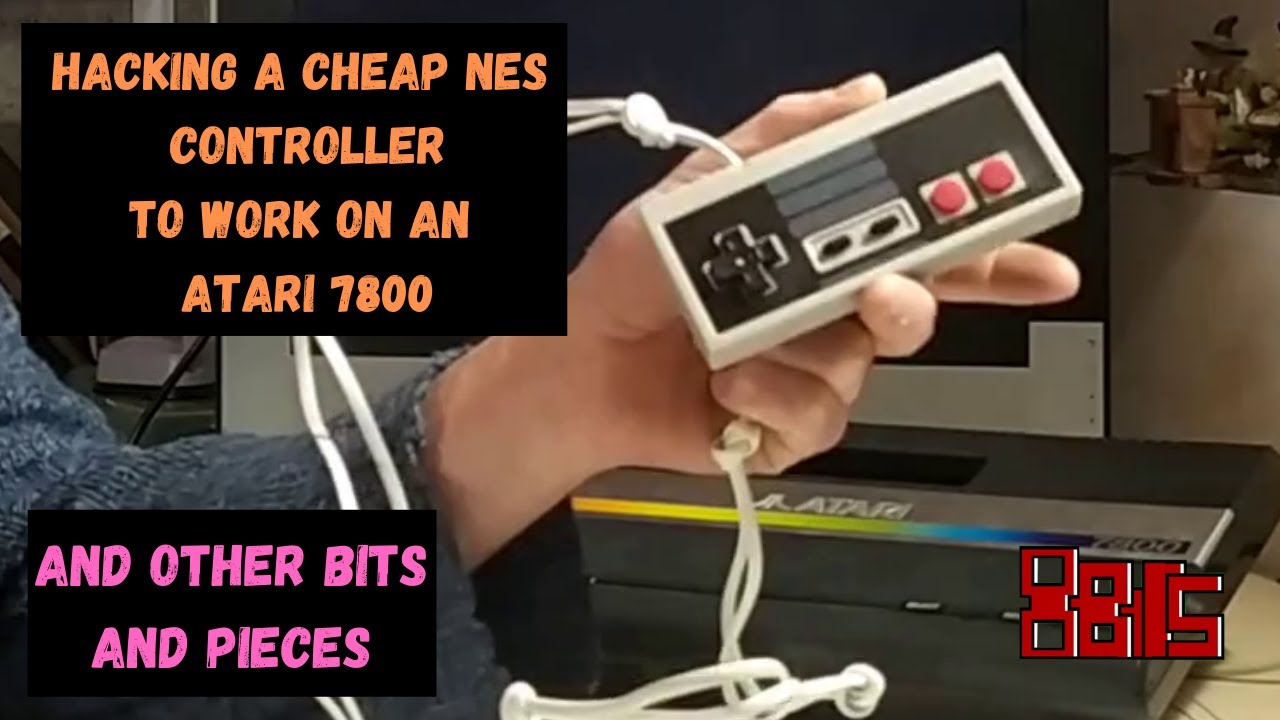 Hacking an Atari 7800 controller from a cheap Nes pad, changing caps and making my 7800 great again