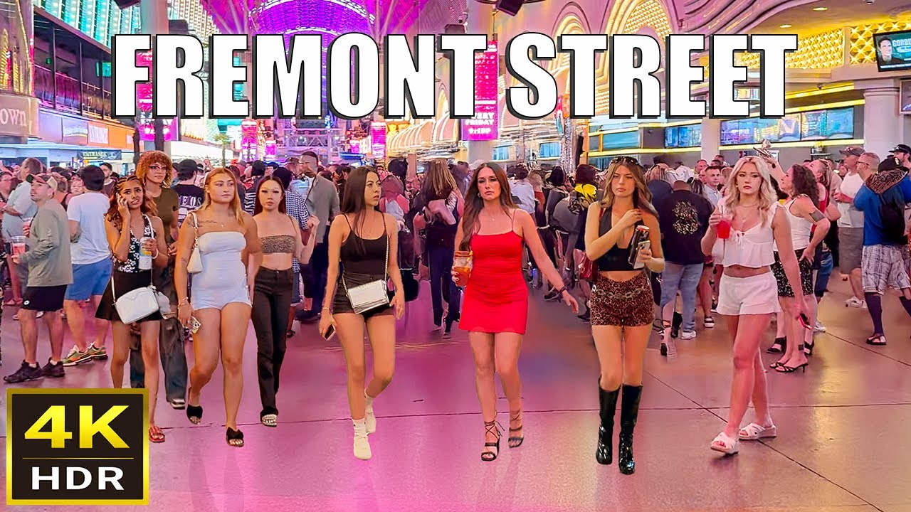 Fremont Street Las Vegas Night Walk - September 2025 - Downtown Las Vegas