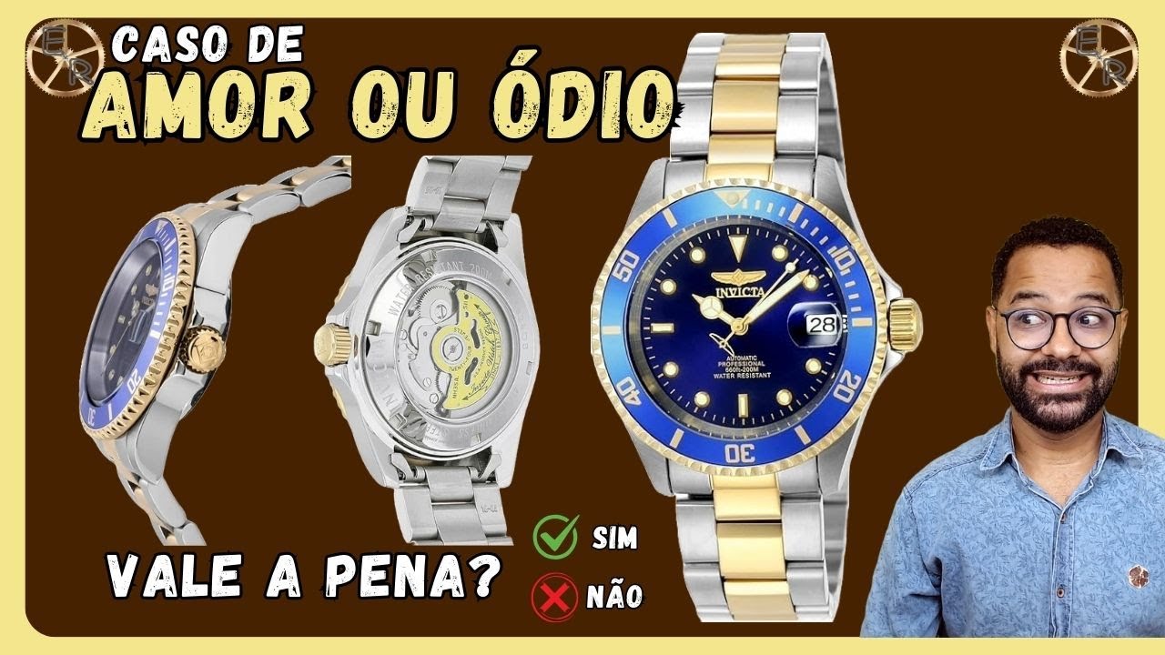 🟡Invicta controverso, Pro Dive, vale a pena?, é tão bom quanto Seiko? Avaliação Ezequias Relojoeiro