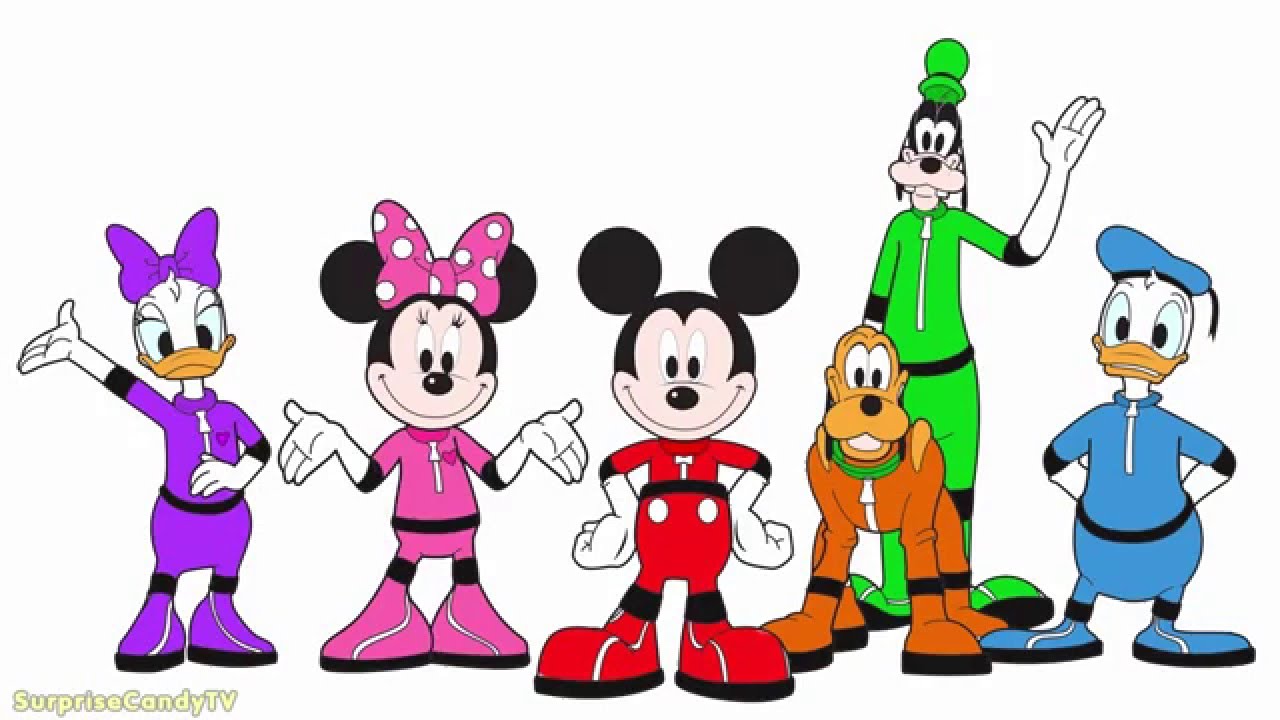 Mickey Mouse Clubhouse Space Adventure Coloring Pages For Kids