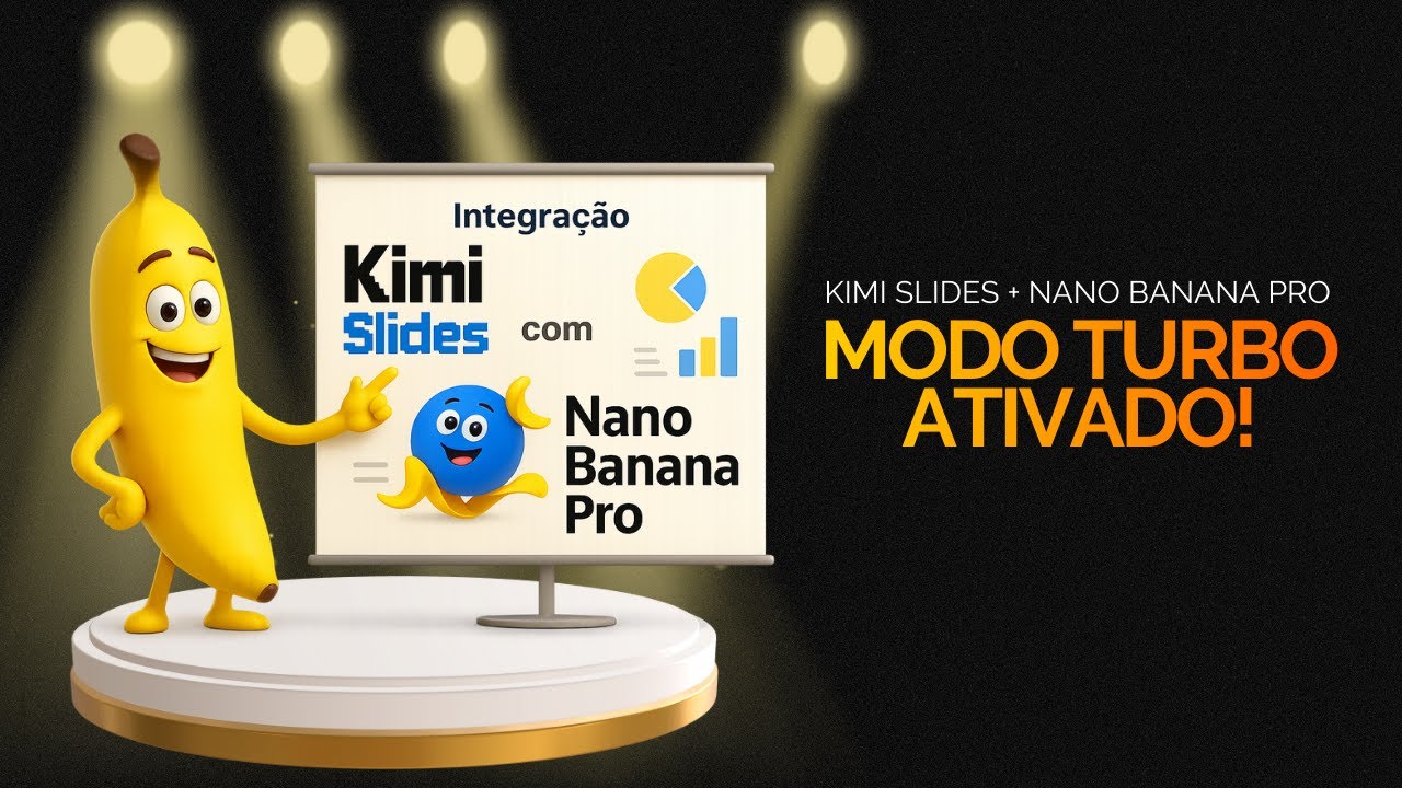 Kimi Slides + Nano Banana Pro: Quando Algo Bom Fica Ainda Melhor - Grátis!!