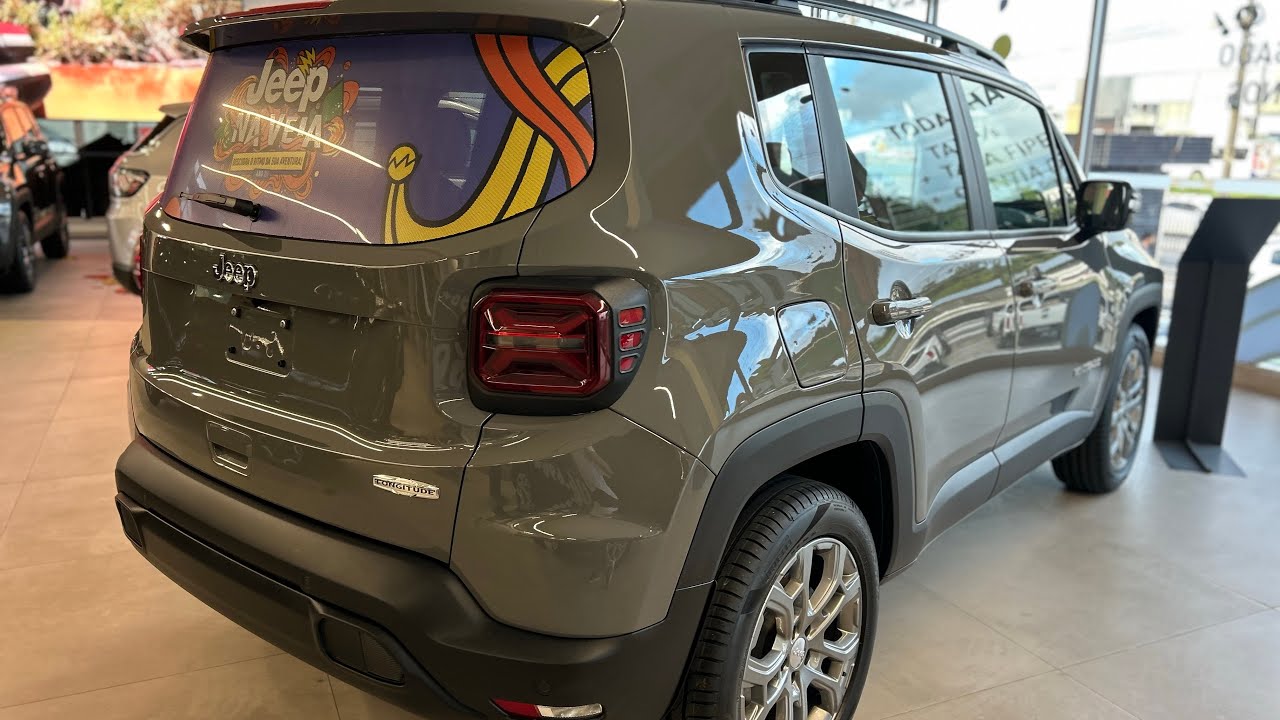 Review Jeep Renegade Longitude 2026 Cinza Sting Grey #jeep #renegade #jeeprenegade