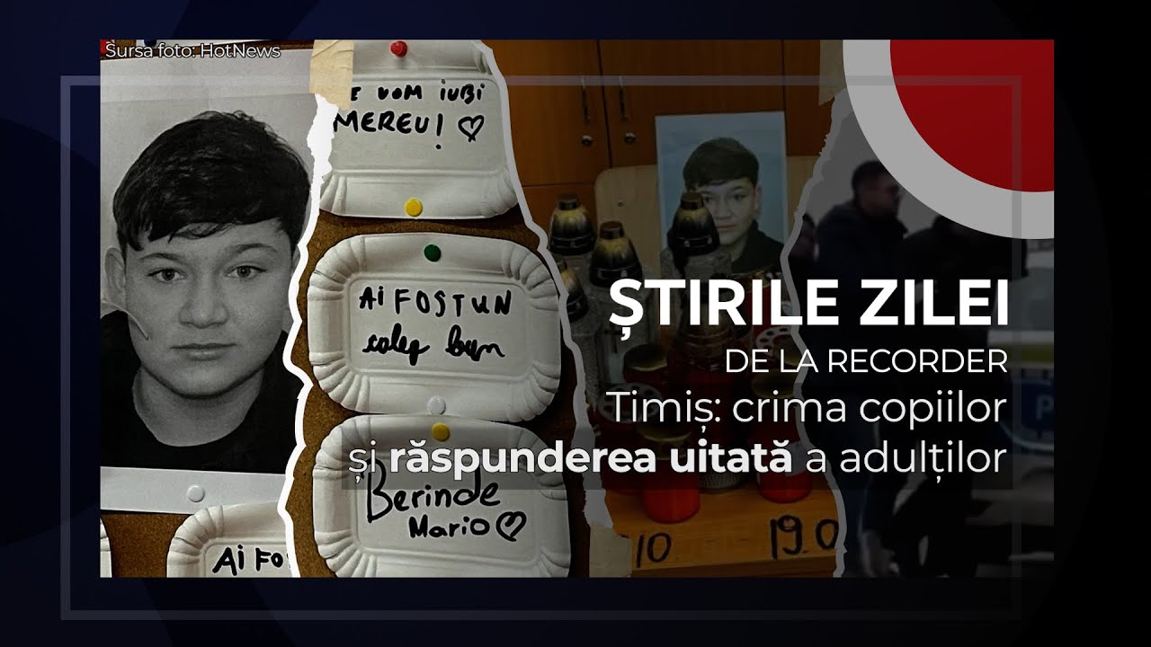 30 IANUARIE 2026. Timiș: crima copiilor și răspunderea uitată a adulților