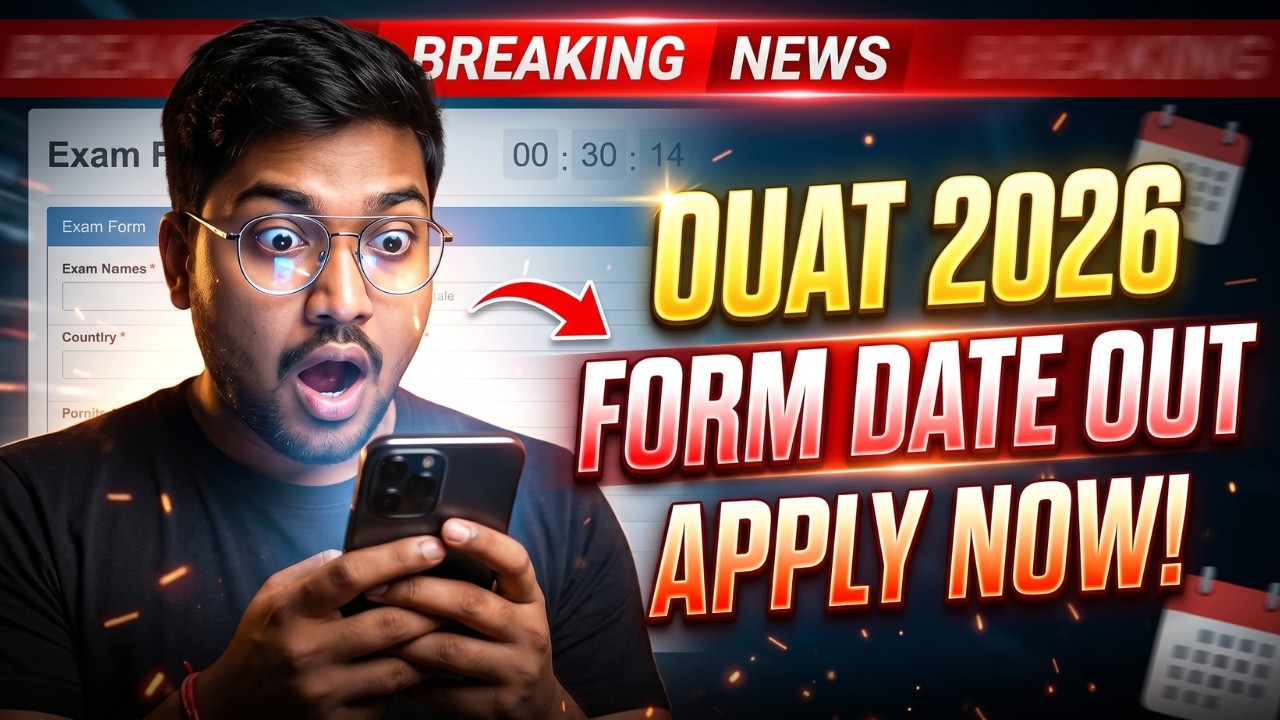 OUAT 2026 Application Form OUT 🔥 | Full Details + Last Date & Process