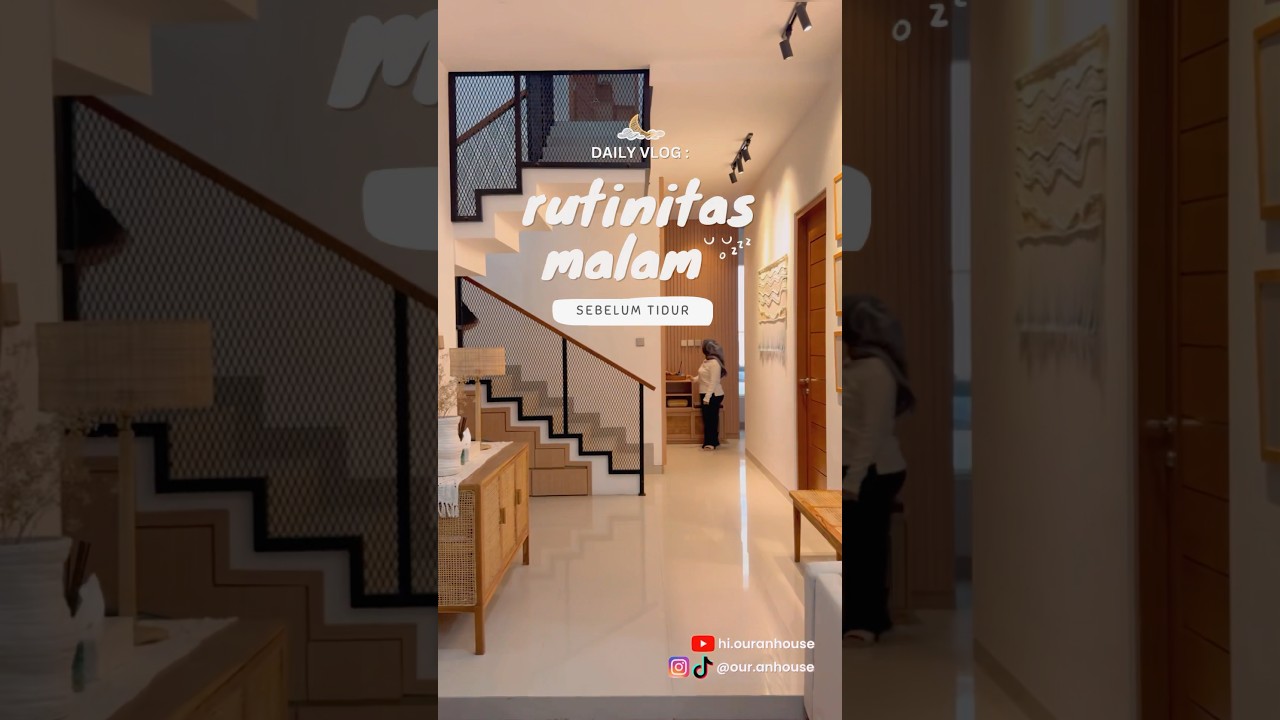 Daily Vlog ; rutinitas malam sebelum tidur