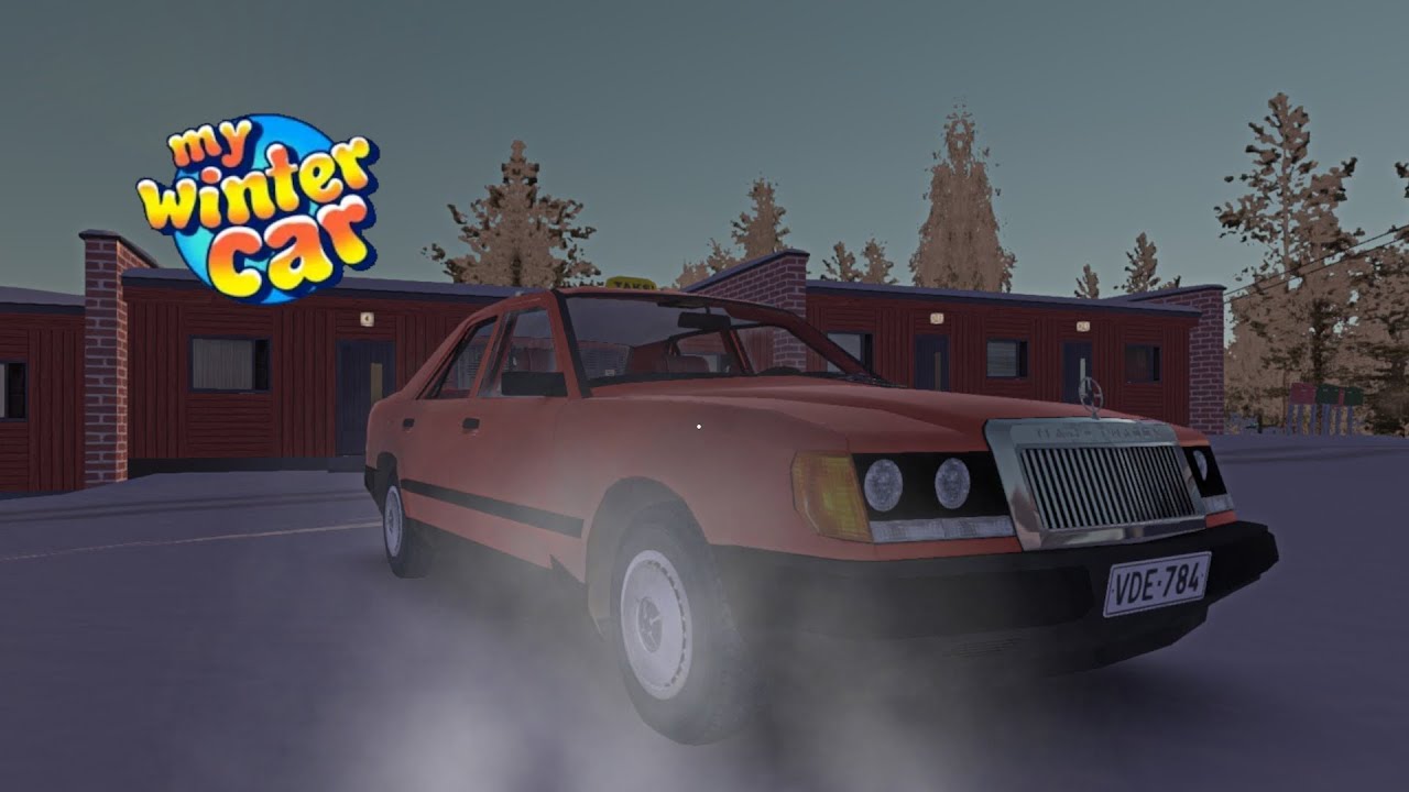 Primeiro dia trabalhando com taxi — My Winter Car pt.2