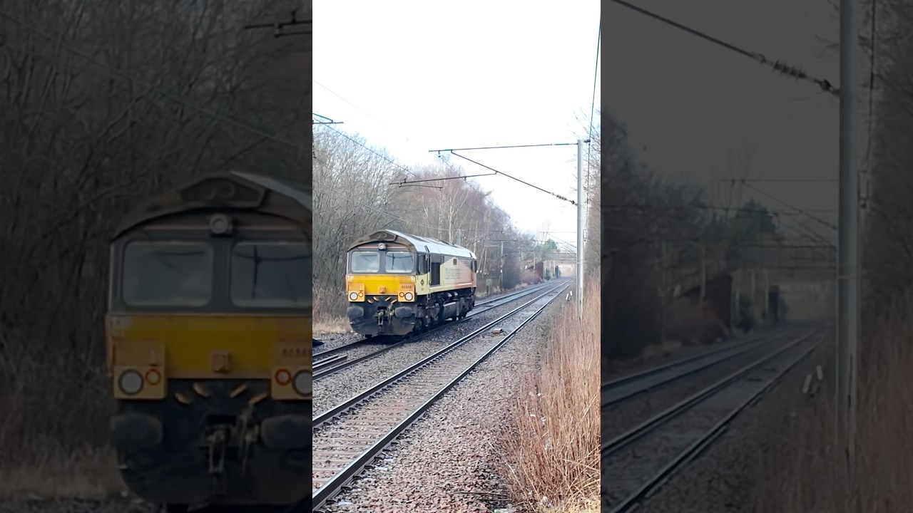 Colas Rail Class 66 Carstairs C.E. to Grangemouth Ineos passing Holytown 