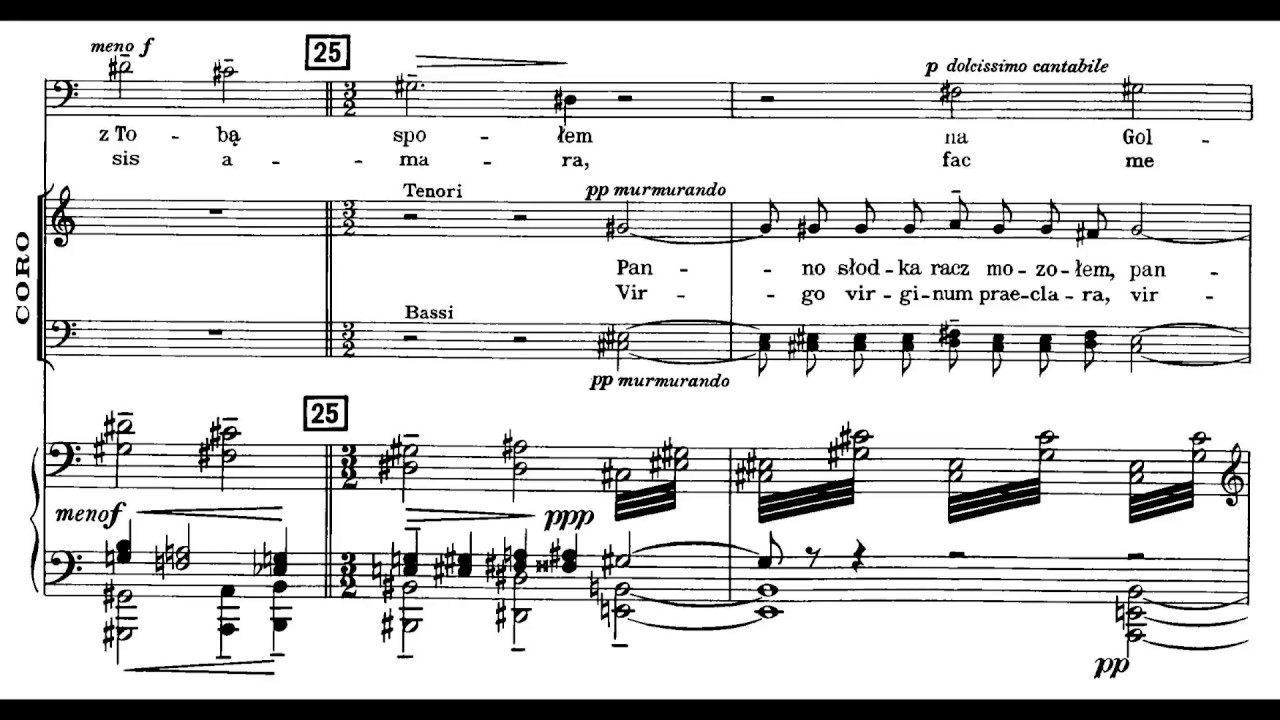 Szymanowski - Stabat Mater, Op.53 (music + score)