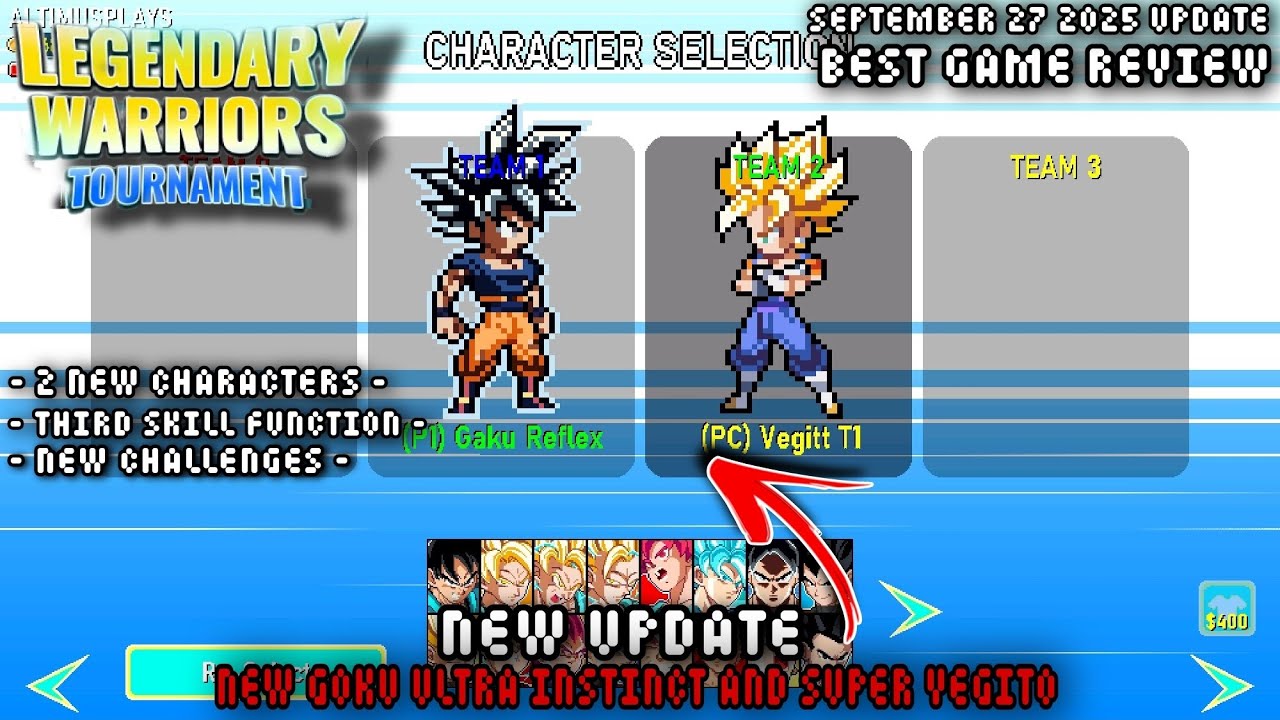 NEW UPDATE | LEGENDARY WARRIORS TOURNAMENT 