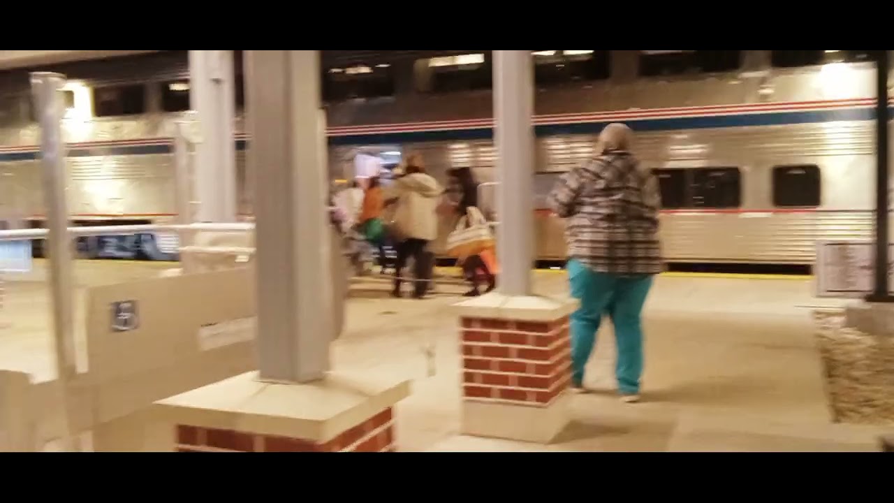 Amtrak 59 Arrives to Yazoo City Station 