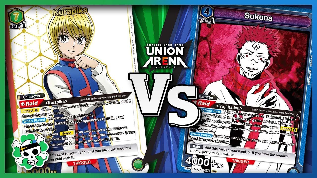 Kurapika vs. Sukuna! Chains vs. Curses in Union Arena TCG | Gameplay & Analysis
