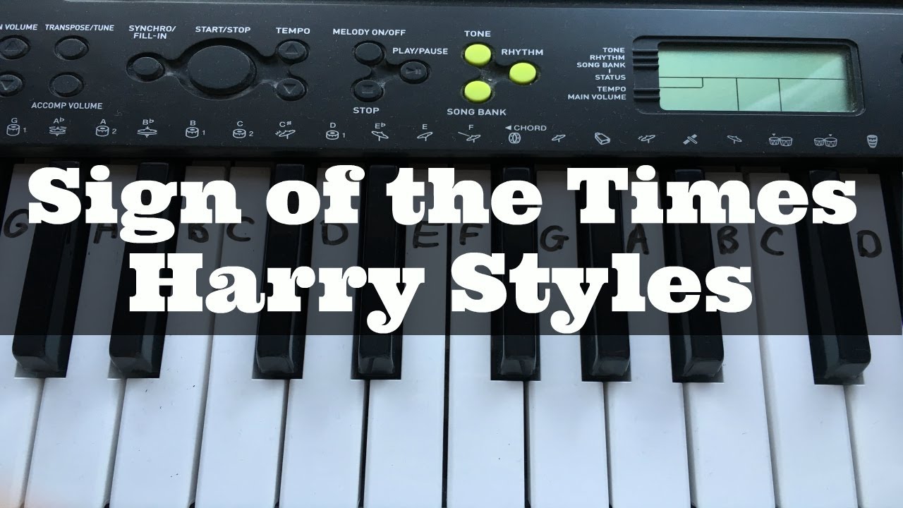 Sign of the Times - Harry Styles | Easy Keyboard Tutorial With Notes (Right Hand)