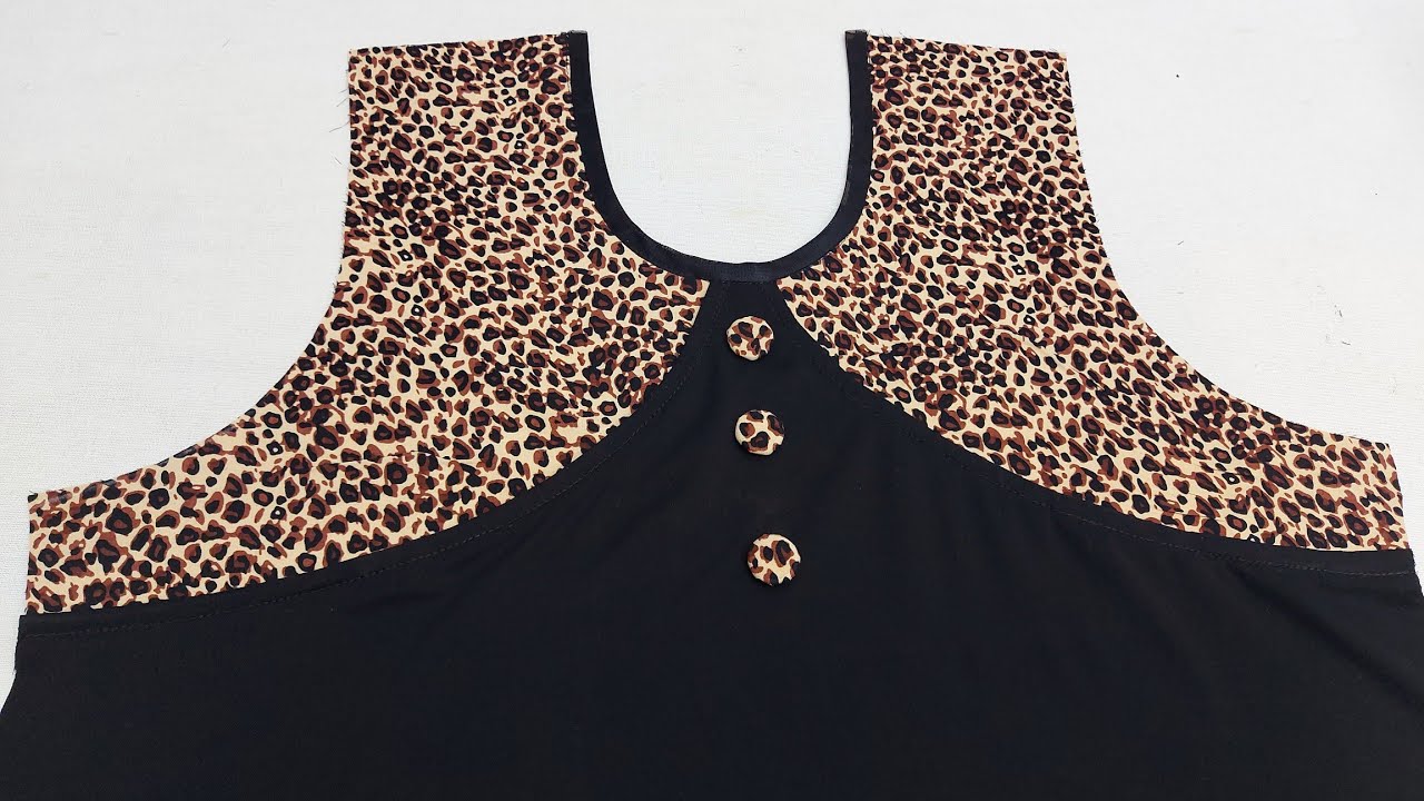 موديل راقي و جميل ولا اروع  - Very beautiful  blouse design cutting and stitching very easy method