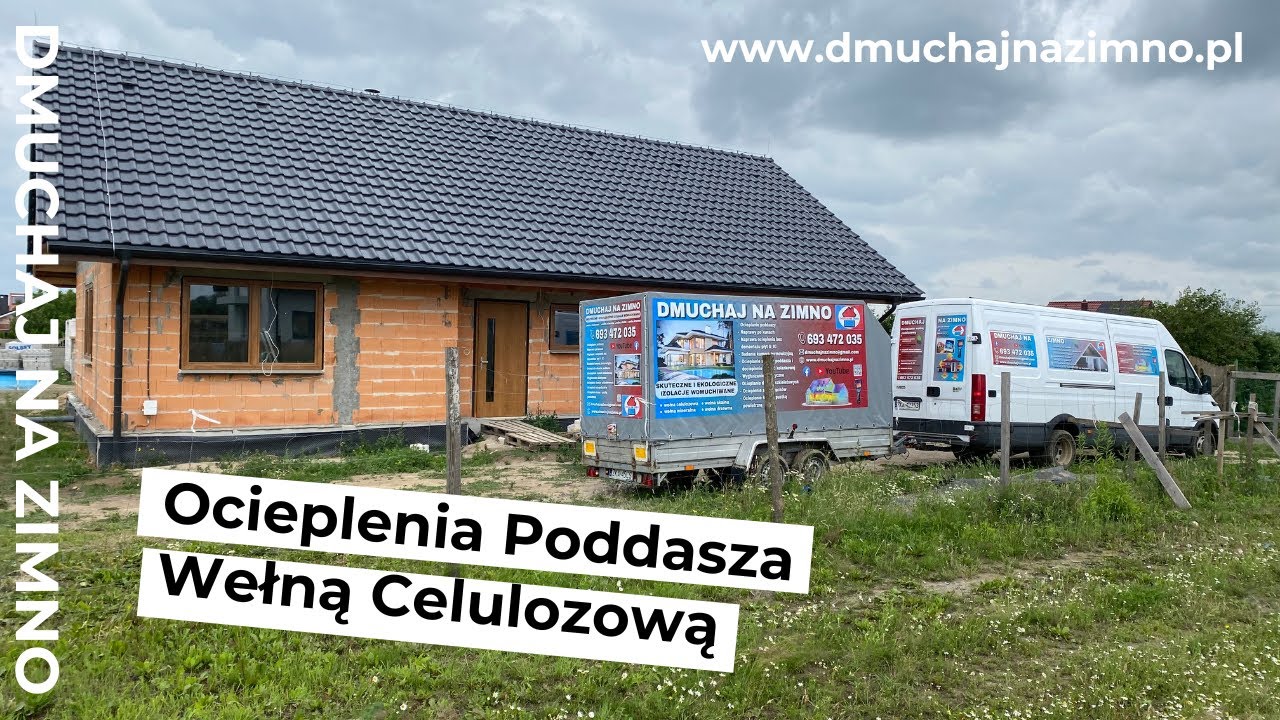 Ocieplanie Poddasza Na Wiązarach Granulatem Wełny Celulozowej @dmuchajnazimno3191