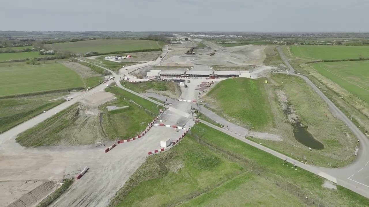 HS2 Construction Progress Wormleighton to Southam, April 2025