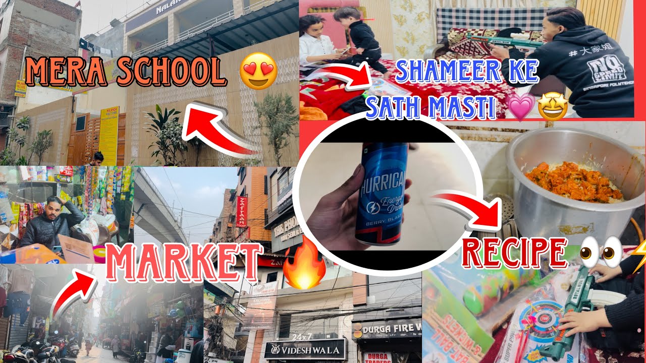 Hamaare yaha ki market 🔥 mom ne di Biryani ki receipe 😍 sahmeer ke sth masti 🤩🫀