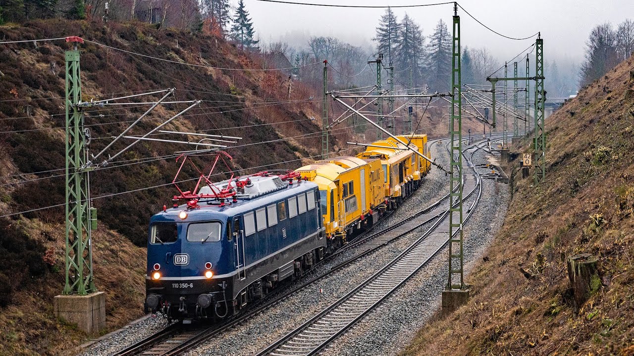 Bundeswehr Militärtransport, Bügelfalte 110 350, BR 111, SETG, Raildox uvm. auf der Frankenwaldbahn