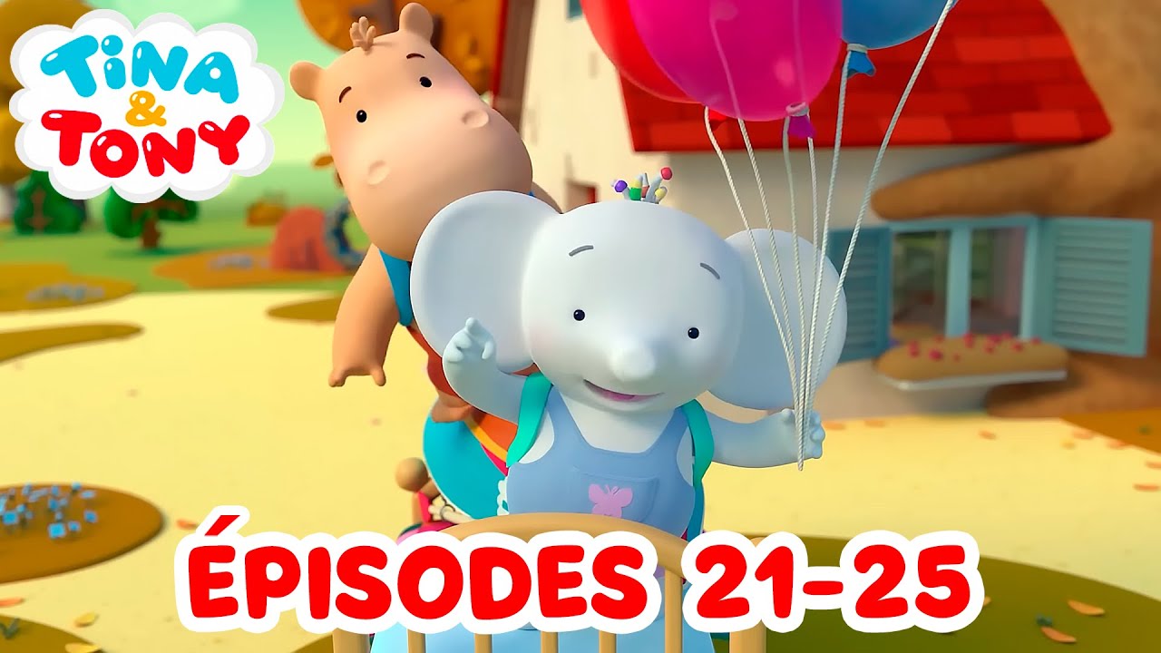 Collection de 21 à 25 épisodes | Tina & Tony | Dessin animé